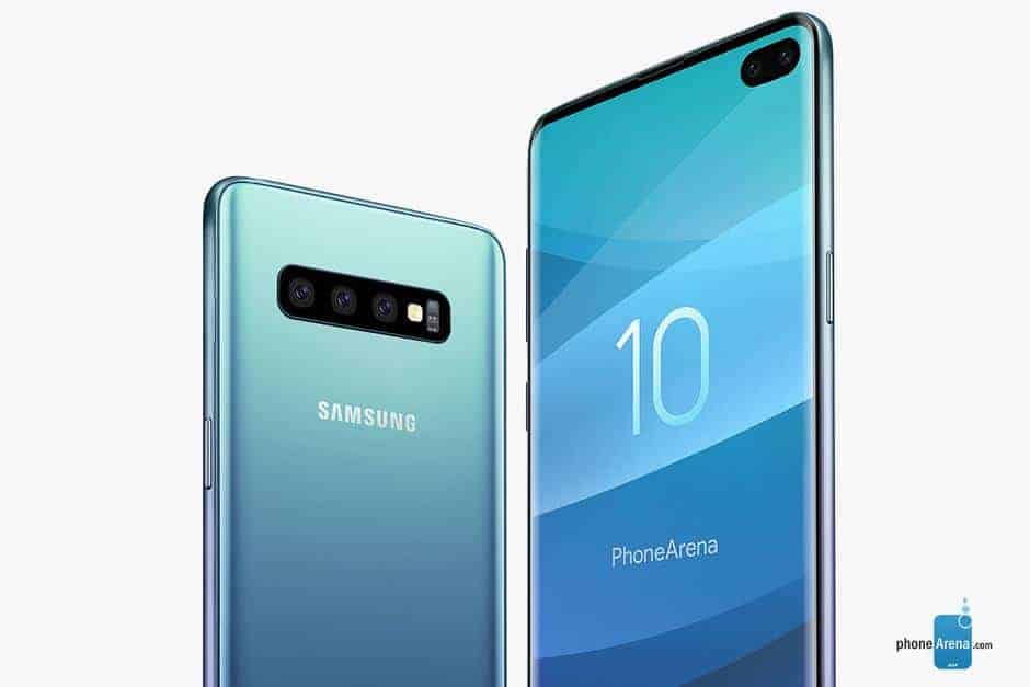 กล้องหน้า กล้องหลัง Samsung Galaxy S10