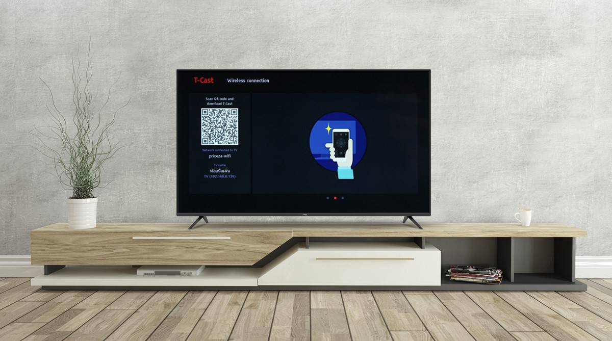 TCL P65 หน้าตาแอปพลิเคชั่น T-Cast