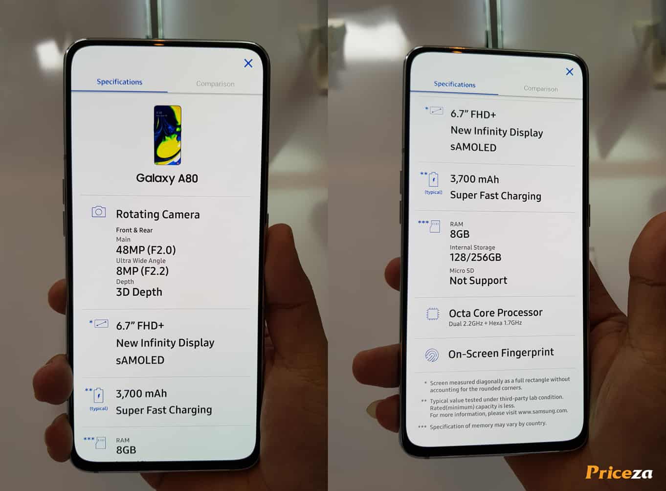 Samsung-Galaxy-A80-สเปค-RAM-ชิปประมวลผล