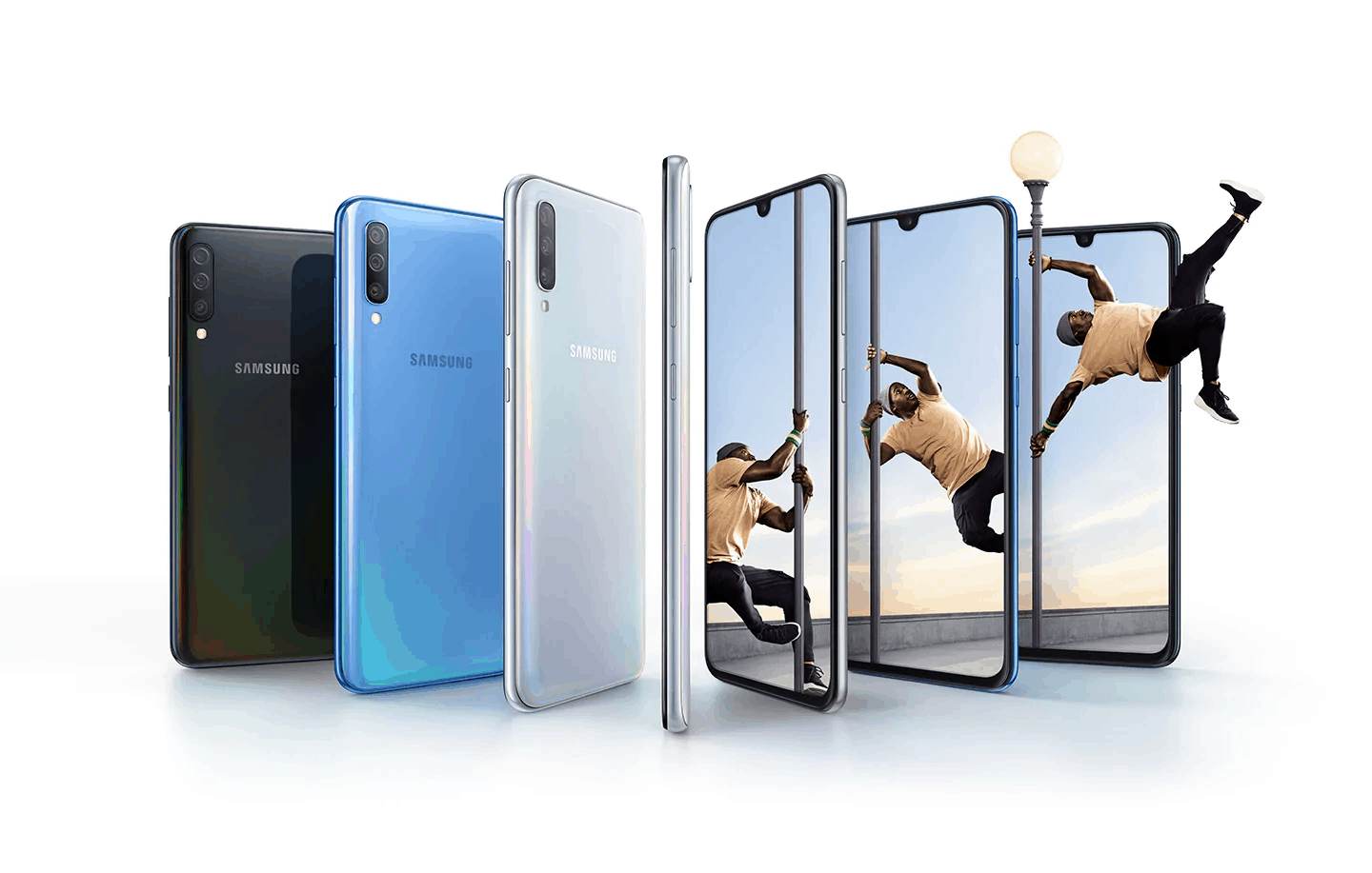 Samsung Galaxy A70 x AIS design