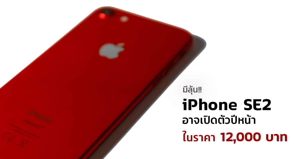 ราคา-iPhone-SE2-399-12500-บาท ราคา-iPhone-SE2-399-12500-บาท