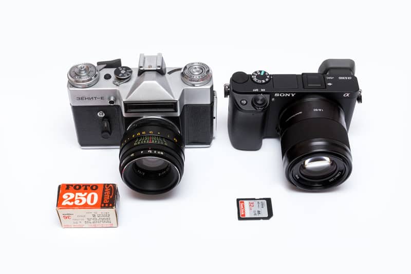 กล้อง dslr vs slr