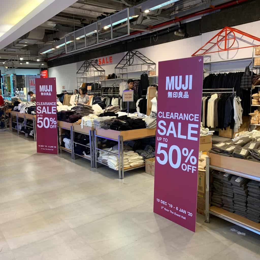 year end sale 2019 - Muji