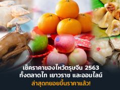 เช็คราคาของไหว้ตรุษจีน 2563