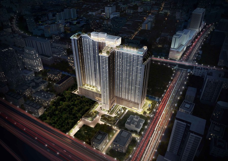 Life Asoke - Rama 9 Bird Eye View