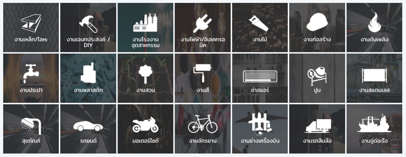 Moderntools ขายเครื่องมือช่าง ประเภทต่างๆ