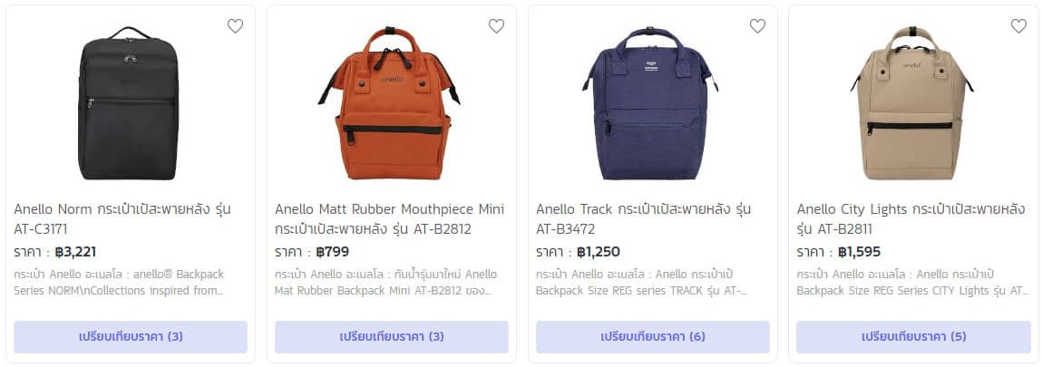 กระเป๋า-Anello-ราคา