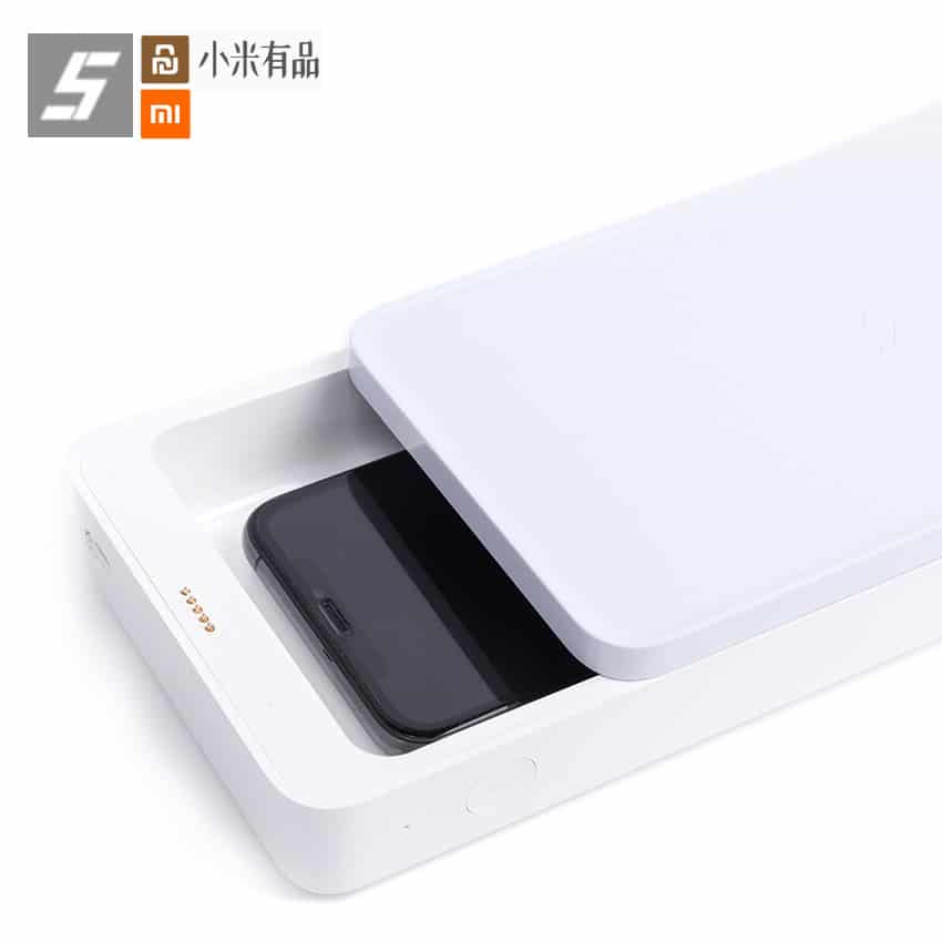 เทคโนโลยี-โควิด-19-Xiaomi-Youpin-กล่องฆ่าเชื้อ-UV-สมาร์ทโฟน-FIVE-ชาร์จไร้สาย