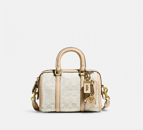 กระเป๋า Coach Ruby Satchel 18 In Signature Textile Jacquard