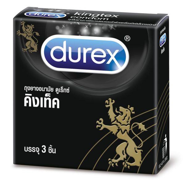 ถุงยางอนามัย Durex Kingtex
