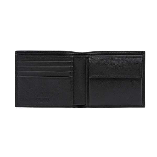 กระเป๋าสตางค์ผู้ชาย prada saffiano leather wallet