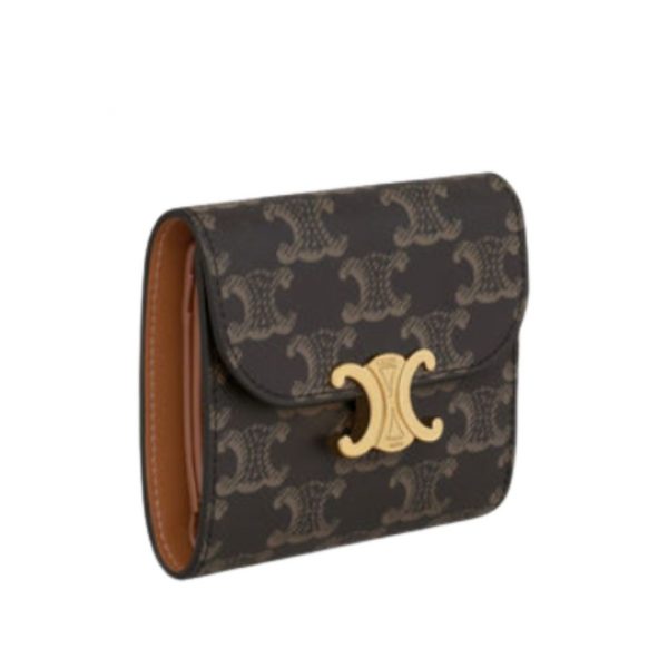 กระเป๋าสตางค์ผู้หญิงแบรนด์ Celine รุ่น Triomphe Tri-fold Wallet (2)