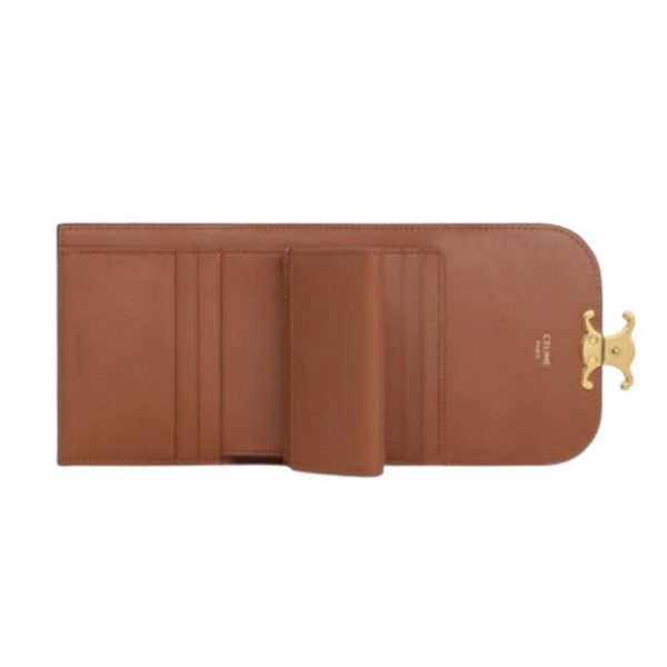 กระเป๋าสตางค์ผู้หญิงแบรนด์ Celine รุ่น Triomphe Tri-fold Wallet (2)