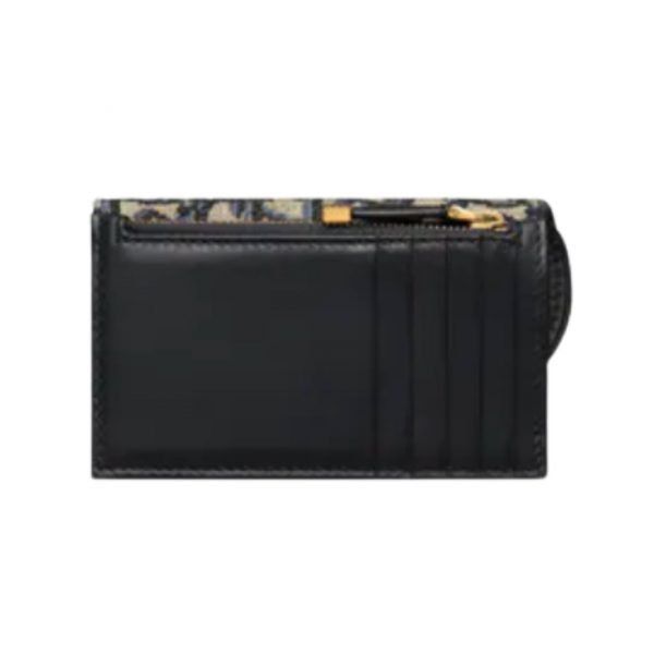 กระเป๋าสตางค์ผู้หญิงแบรนด์ Dior รุ่น Large Zipped Saddle Wallet