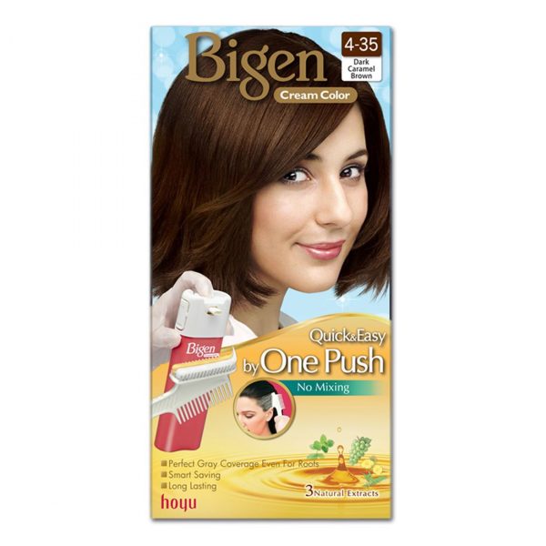 ยาย้อมผม Bigen One Push Color Cream