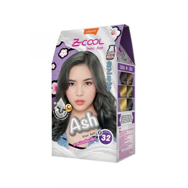 ยาย้อมผม lolane milk color cream