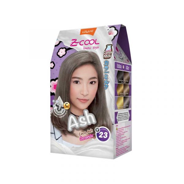 ยาย้อมผม lolane milk color cream