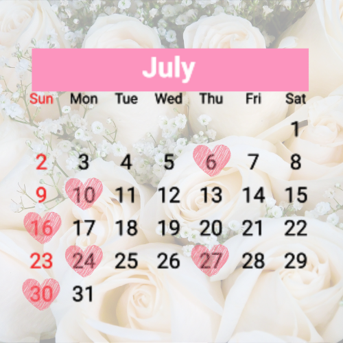 ฤกษ์แต่งงานปี 2566 เดือนกรกฎาคม