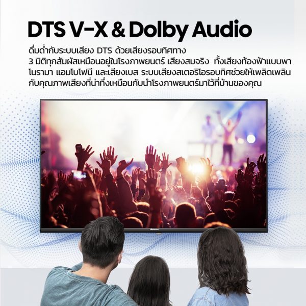 สมาร์ททีวี Hisense รุ่น 32E4H (32 นิ้ว)
