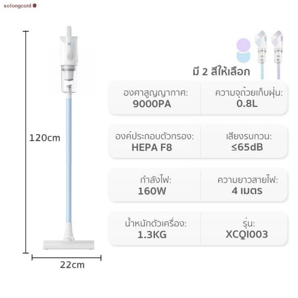 เครื่องดูดฝุ่นไร้สาย Simplus รุ่น XCQI003