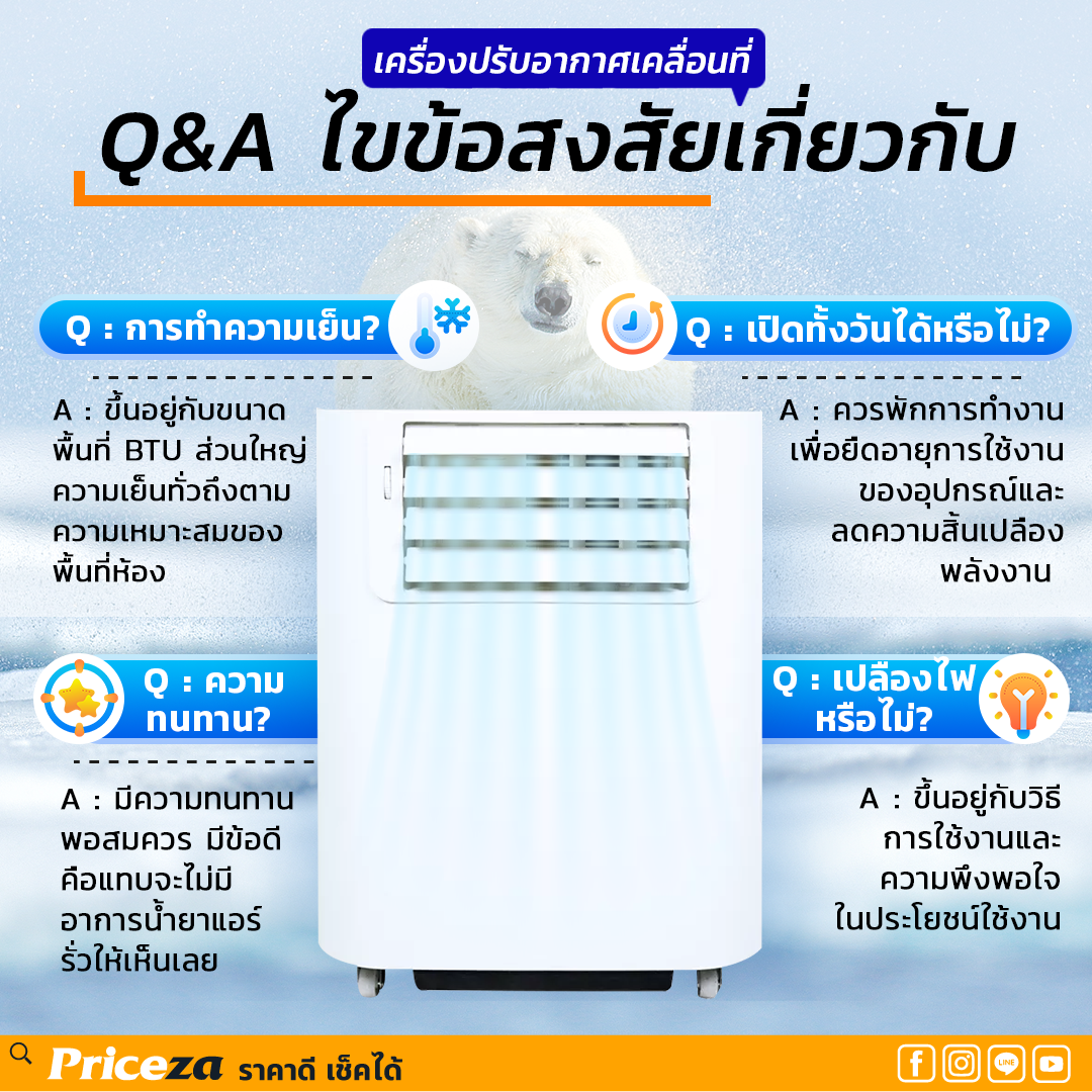 แอร์เคลื่อนที่ ยี่ห้อไหนดี