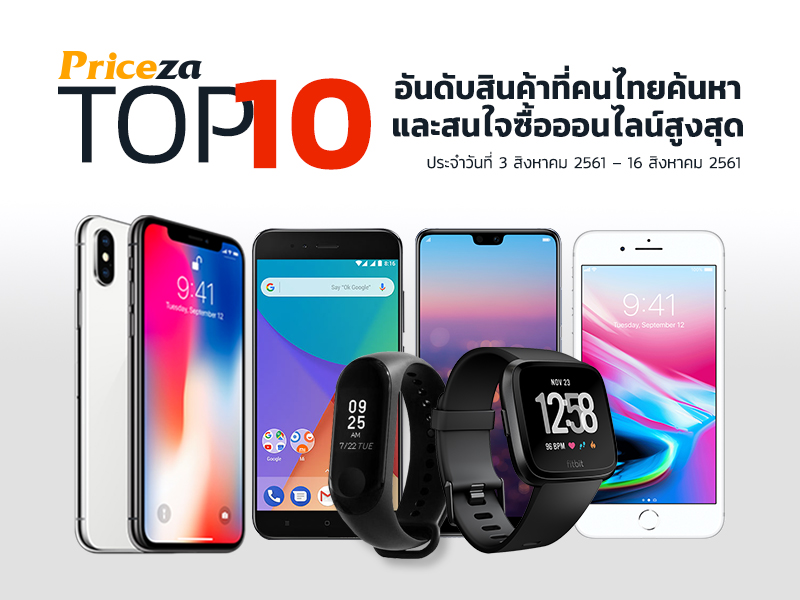 Top 10 อันดับสินค้าที่คนไทยค้นหา และสนใจซื้อออนไลน์สูงสุด 3 สิงหาคม - 16 สิงหาคม 2561 1 Top 10 อันดับสินค้าที่คนไทยค้นหา และสนใจซื้อออนไลน์สูงสุด 3 สิงหาคม - 16 สิงหาคม 2561 1